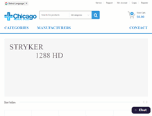 Tablet Screenshot of chicagomedicalsales.com